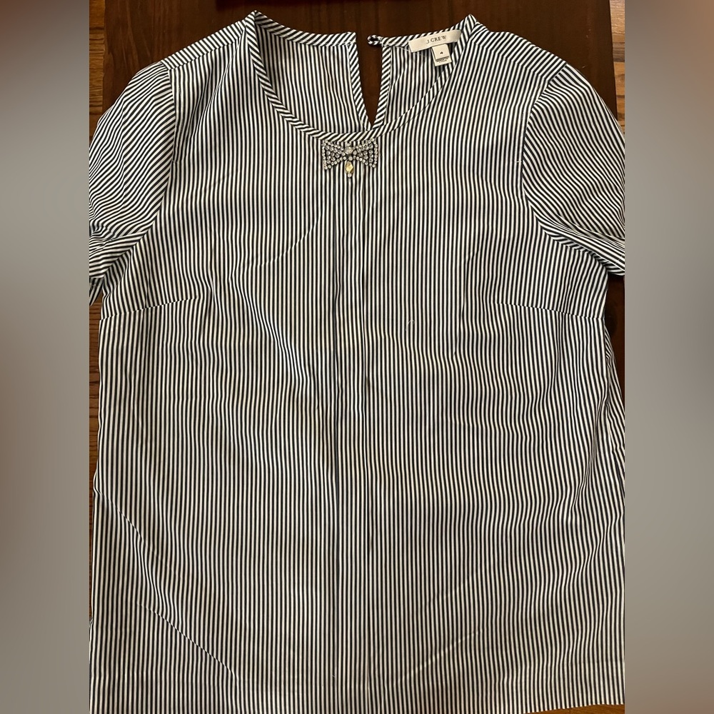 Jcrew s/s jewled top
